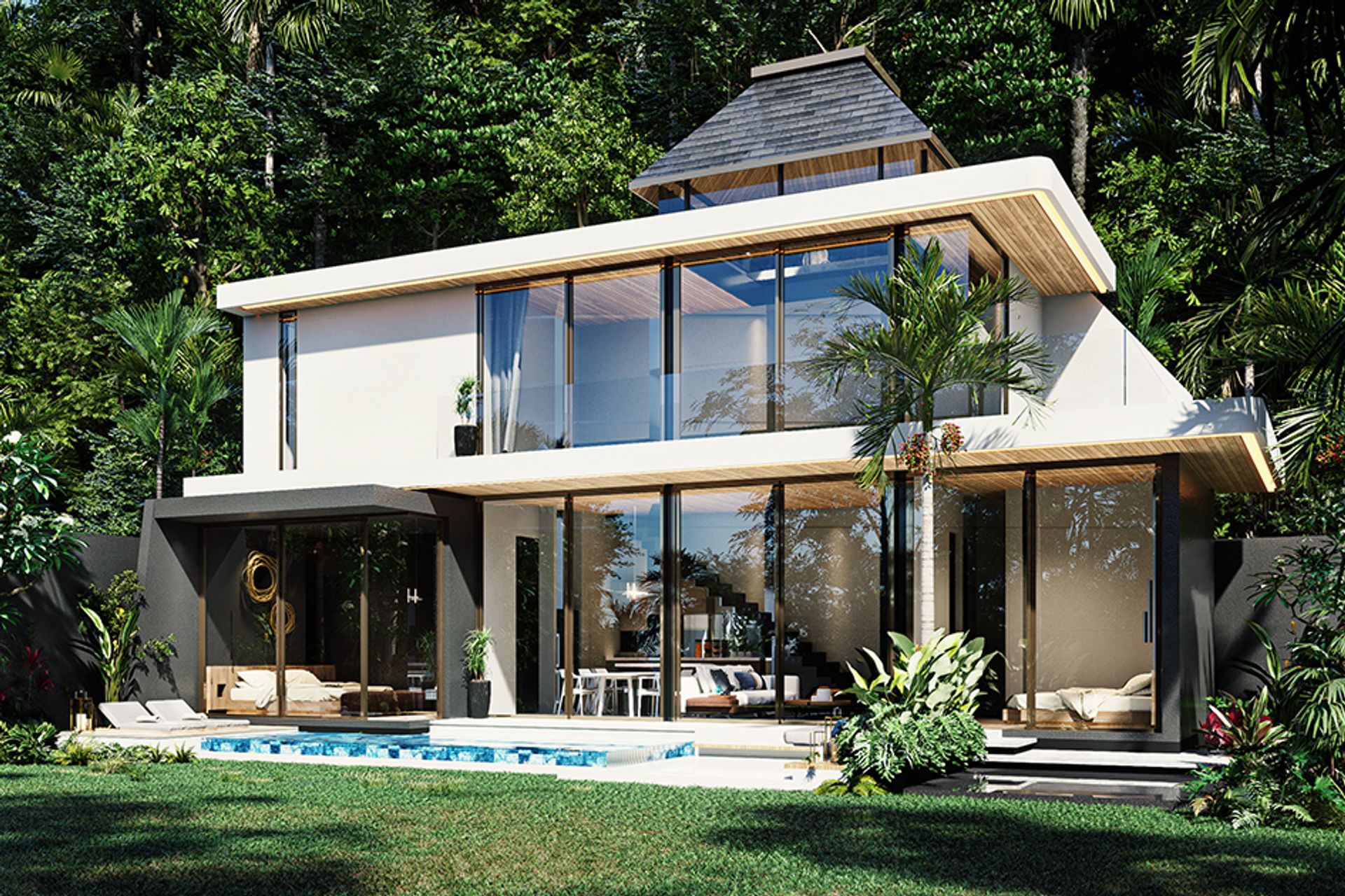 Modern 1-4 Bedroom Villa for sale, Sakhu, Phuket