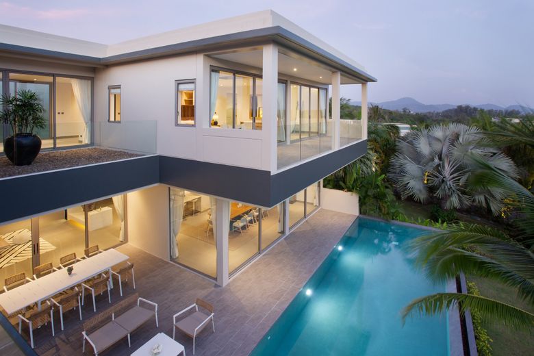 4 Bedroom Modern Mountain View Villa for sale in Choeng Thale, Phuket