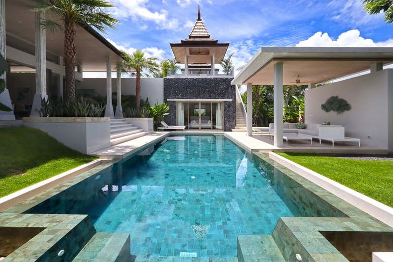 Four Bedroom Well Decor Pool Villa For Sale in Choeng Thale, Phuket