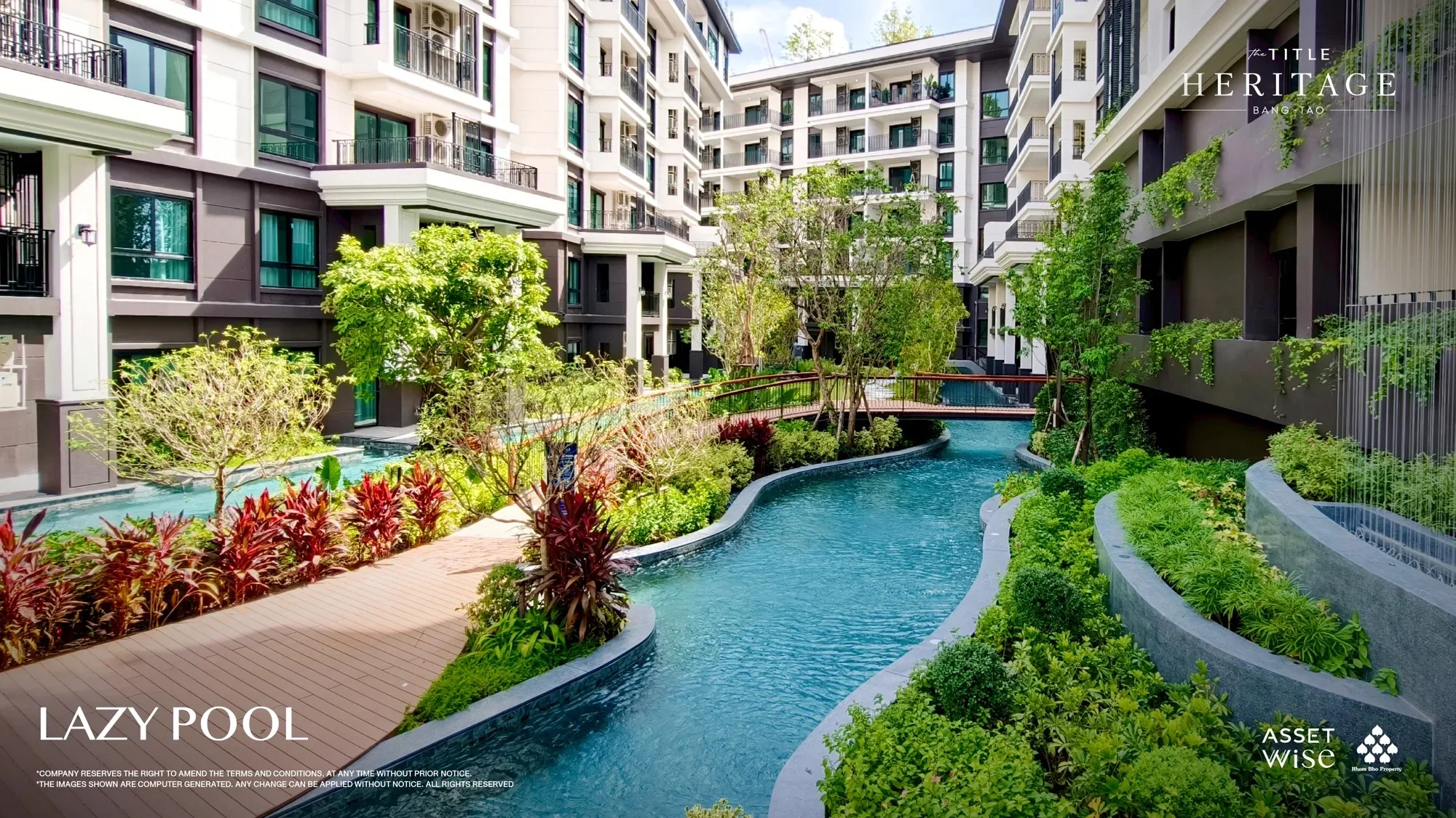 The Title Heritage Bangtao, Phuket: Lazy pool between buildings