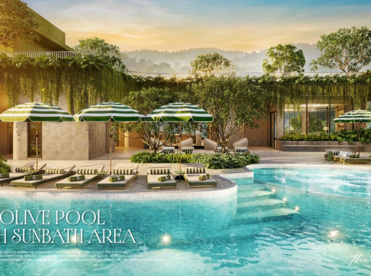 The Olive Naiyang, Phuket: The Olive pool with sunbath area