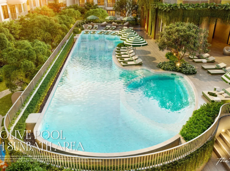 The Olive Naiyang, Phuket: Pool aerial