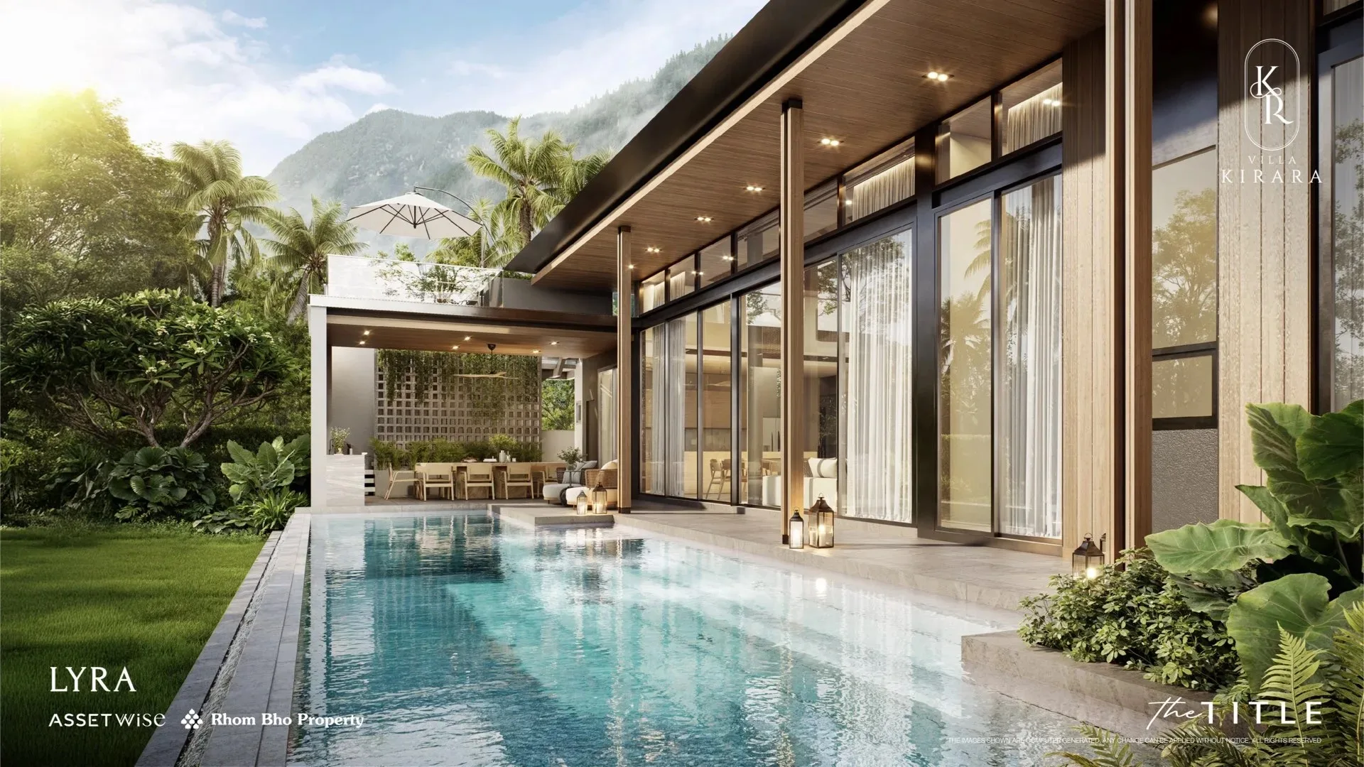 The Title Villa Kirara, Phuket: Lyra pool terrace
