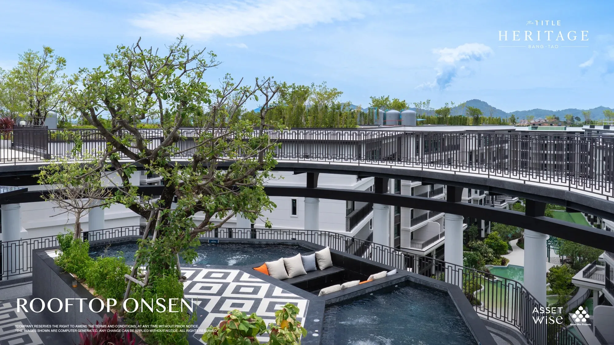 The Title Heritage Bangtao, Phuket: Rooftop onsen