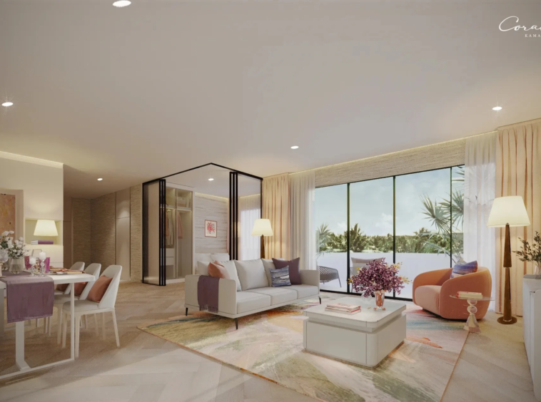 Coralina Kamala, Phuket: 2 Bed Plus penthouse 91 sq.m. living room