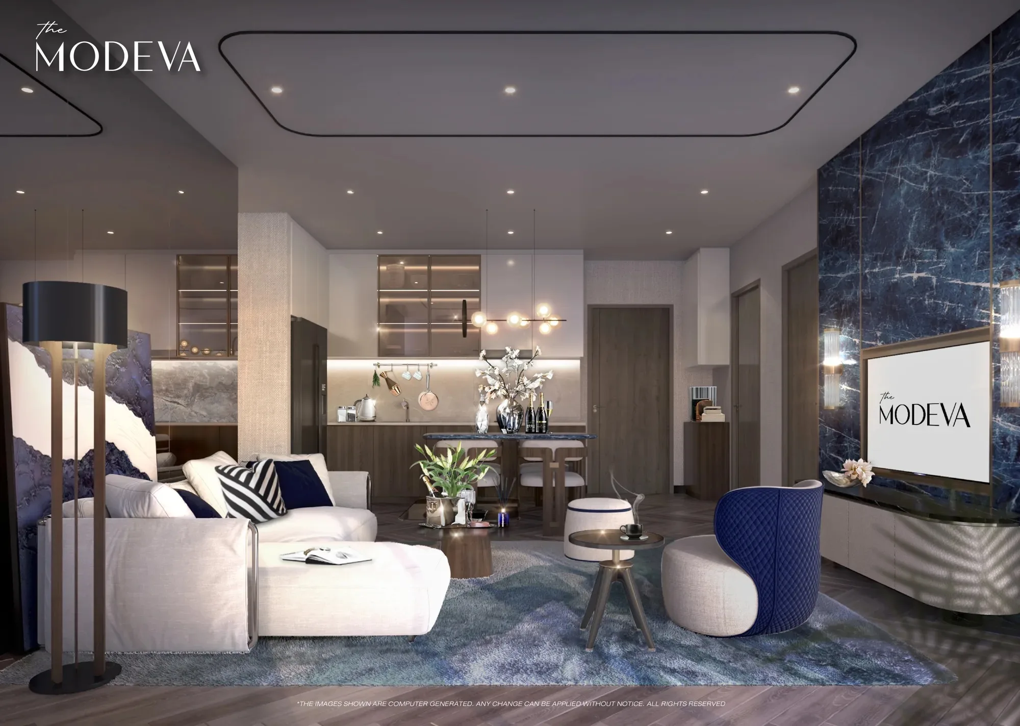 The Modeva, Phuket: 2 Bedroom Plus 105 sq.m. living/dining
