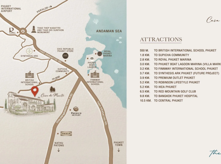 Casa de Monte, Phuket: location map