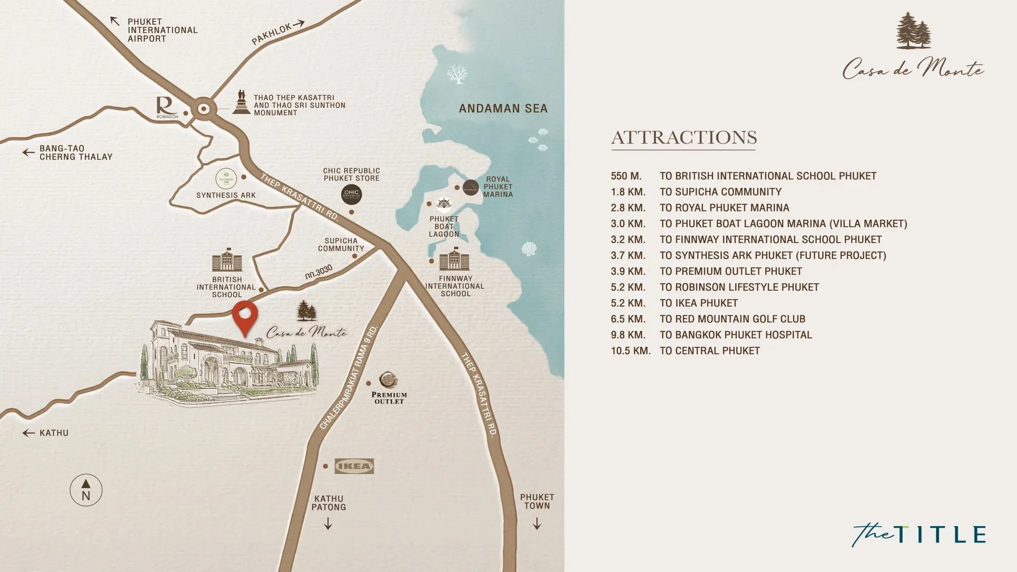 Casa de Monte, Phuket: location map