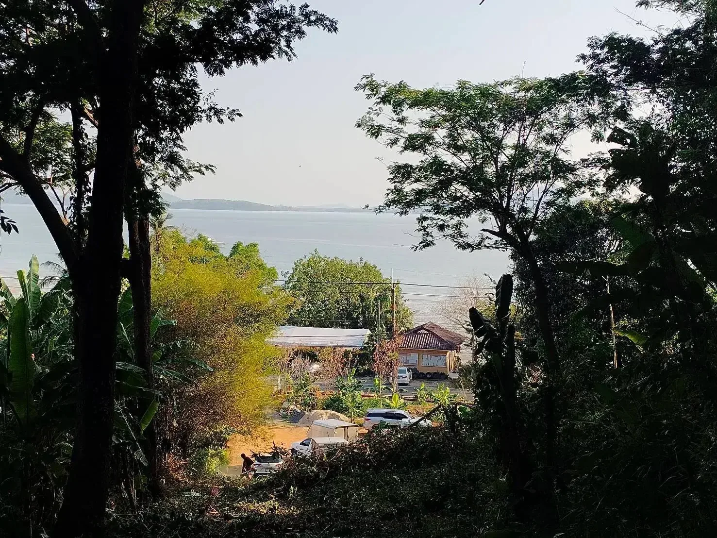 View over Phang Nga Bay from the upper part of the Cape Yamu land plot